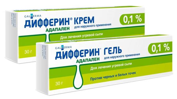 Превью картинка статьи Дифферин (гель от прыщей): цена, отзывы, инструкция, аналоги, состав
