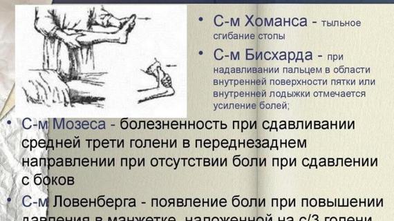 Превью картинка статьи Симптом хоманса и мозеса: что это такое, причины развития и как с ним бороться