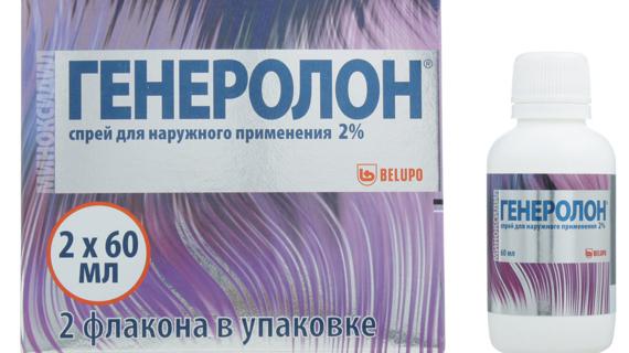 Превью картинка статьи Генеролон (спрей для волос): отзывы, инструкция, цена в аптеке